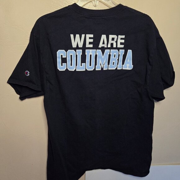 Columbia University Champion Brand Double Sided T-Shirt Size Large Ivy League - Picture 4 of 4